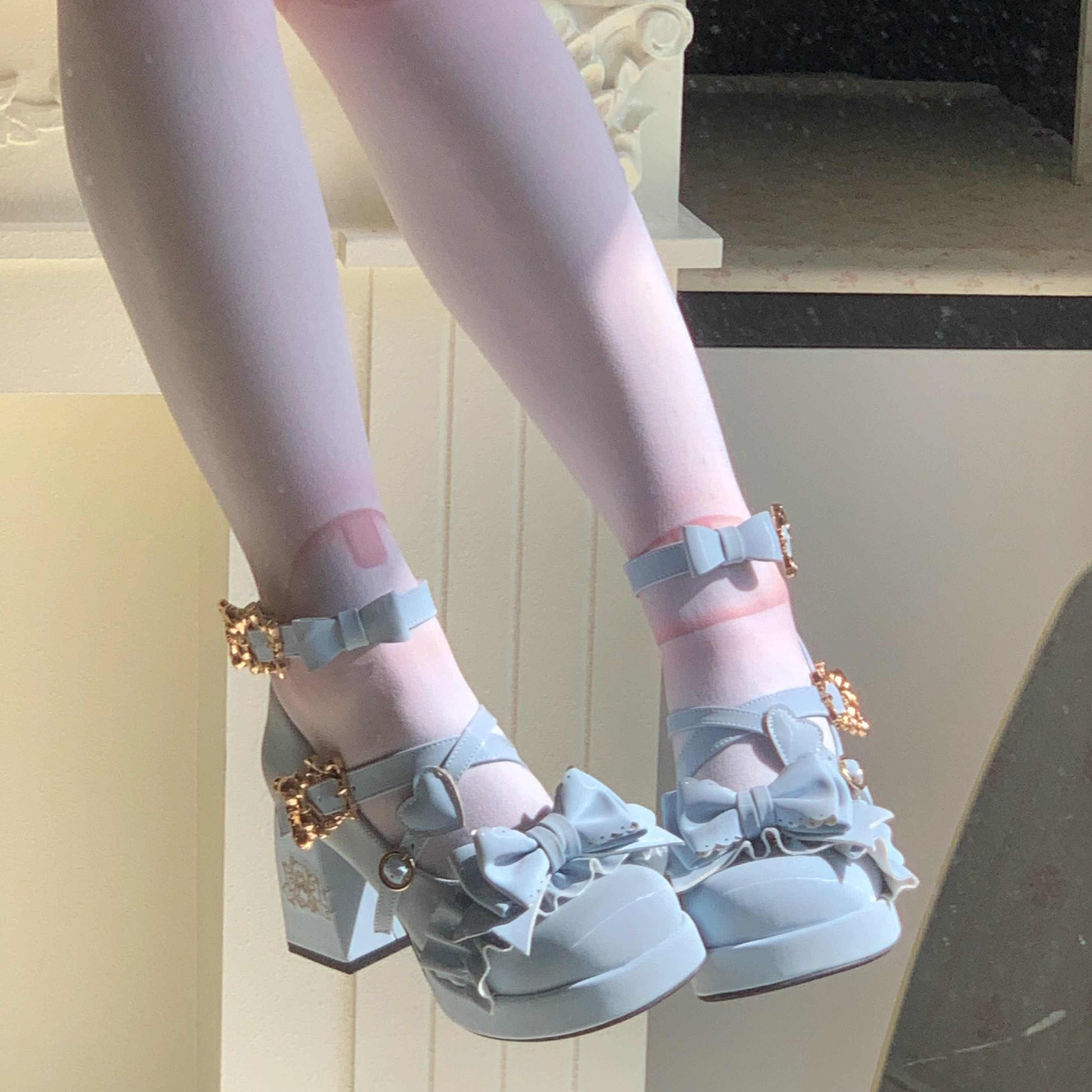 Fairy Doll-like Satin Shoes