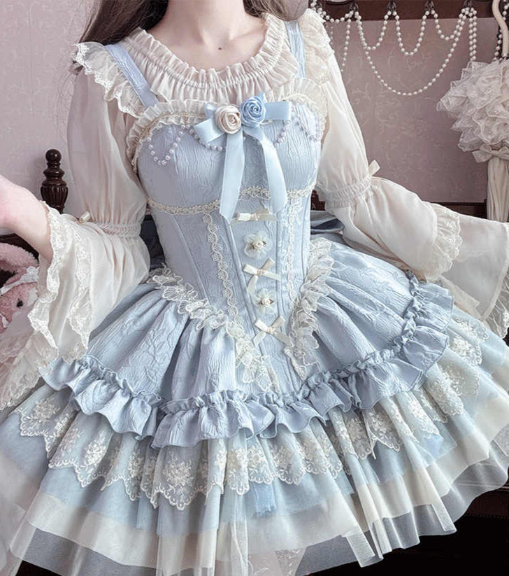 Ballet Bow Lace Lolita Dress