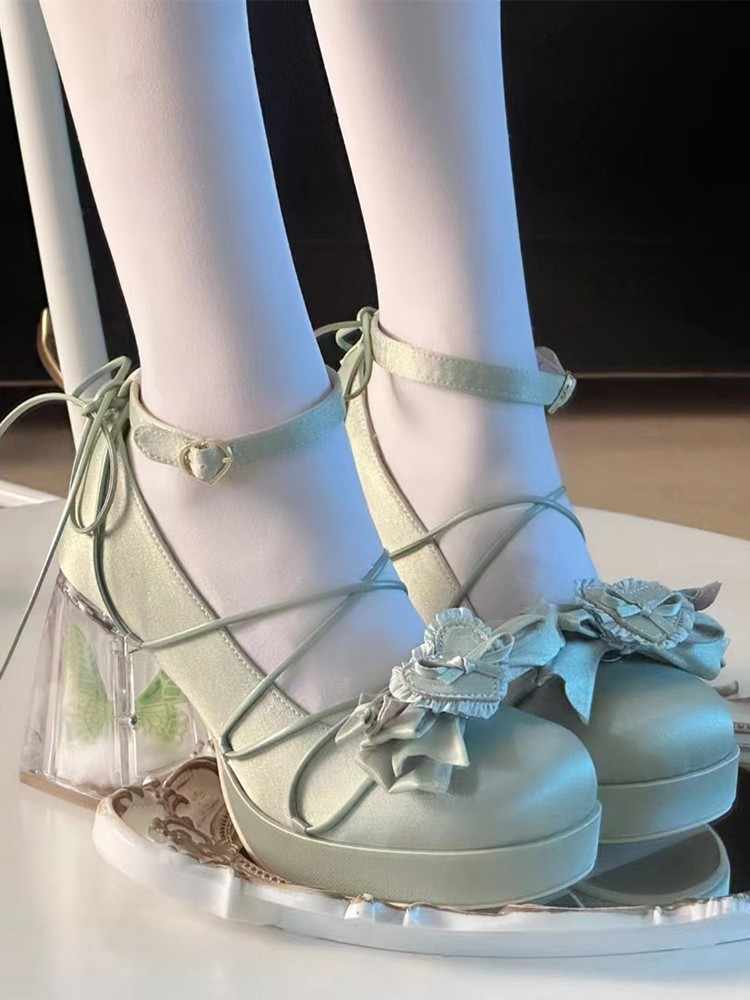 Bow Tie Glasshouse Lolita Shoes