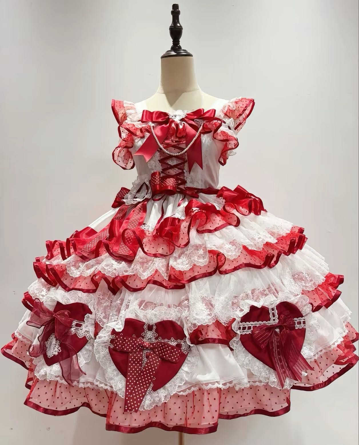Flower Ruffled Lace Princess Lolita Dress