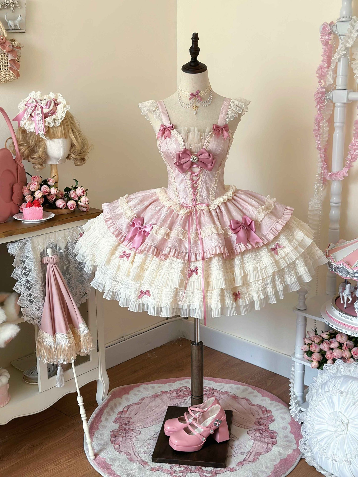 Rose Ballet Lolita Dress(PRE-SALE)