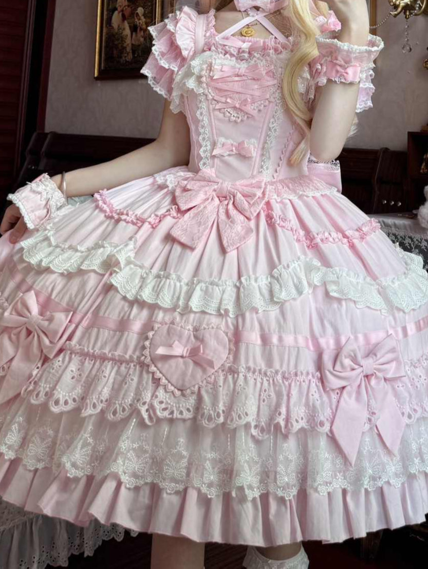 Lolita Lace Ruffled Dress