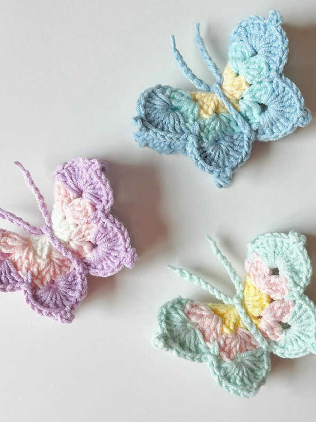 diy wool material bag cute butterfly