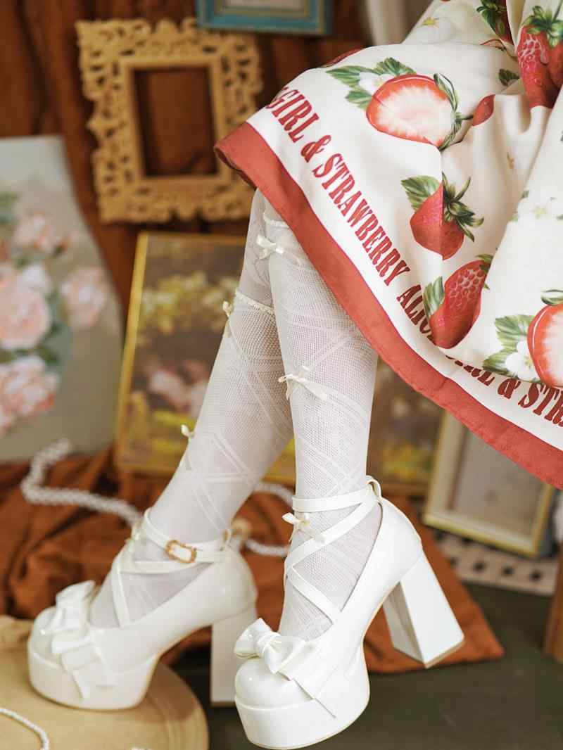 Lolita Princess Flower Shoes