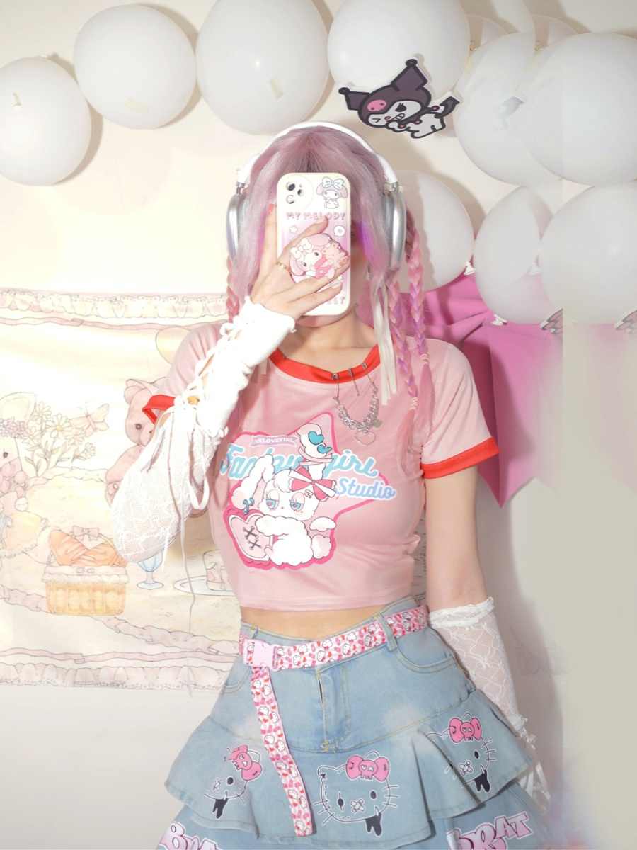 Y2K Cotton Rabbit T-shirt
