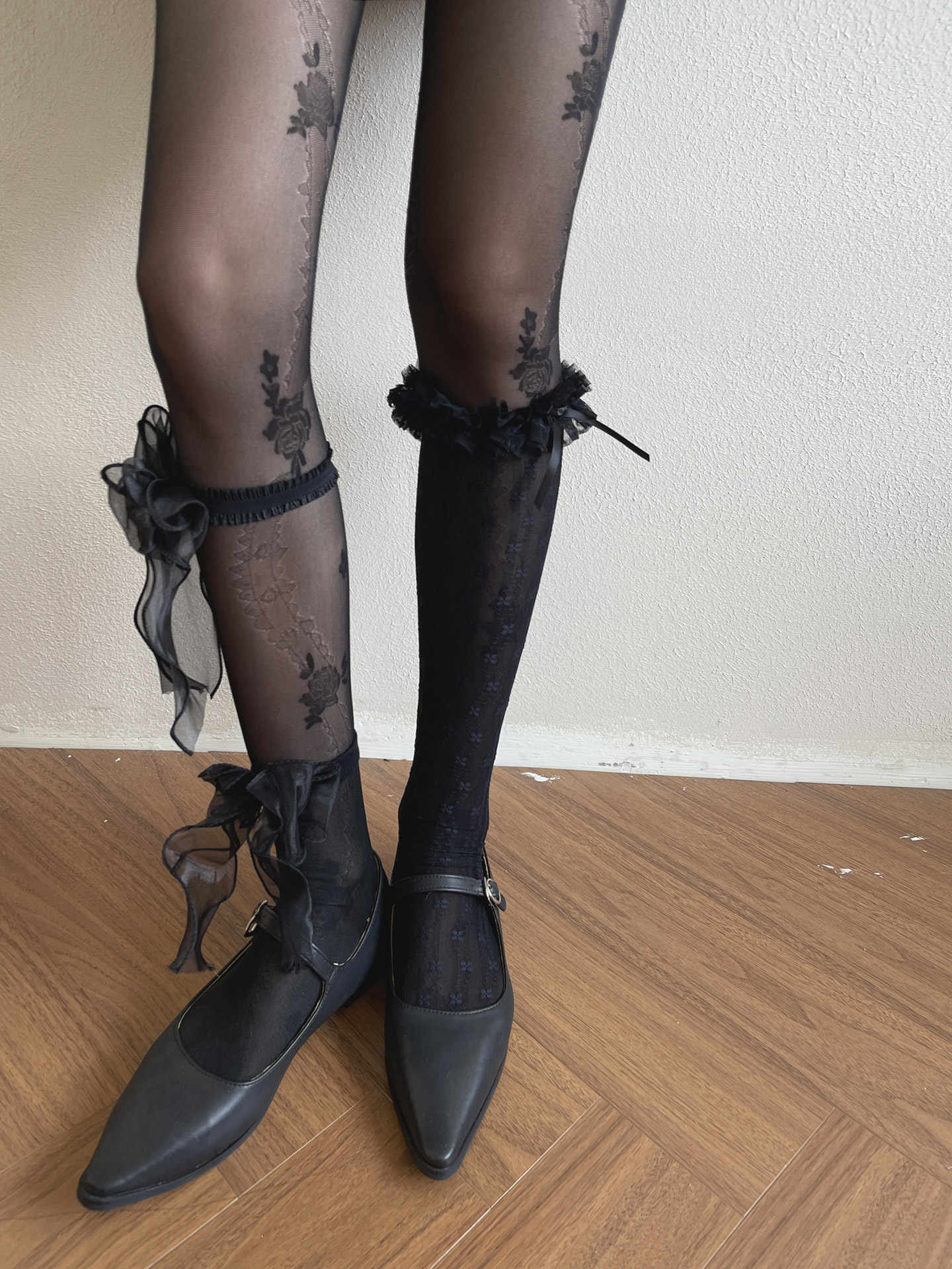 Dark Coquette Lace Stockings