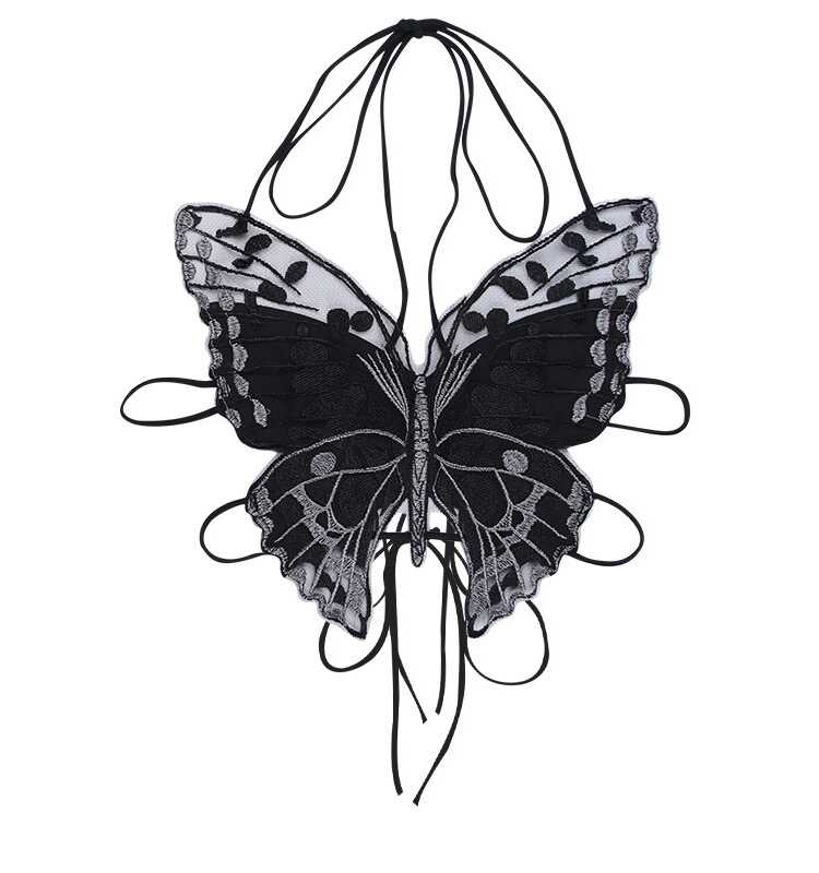 Fairy Embroidered Butterfly Top