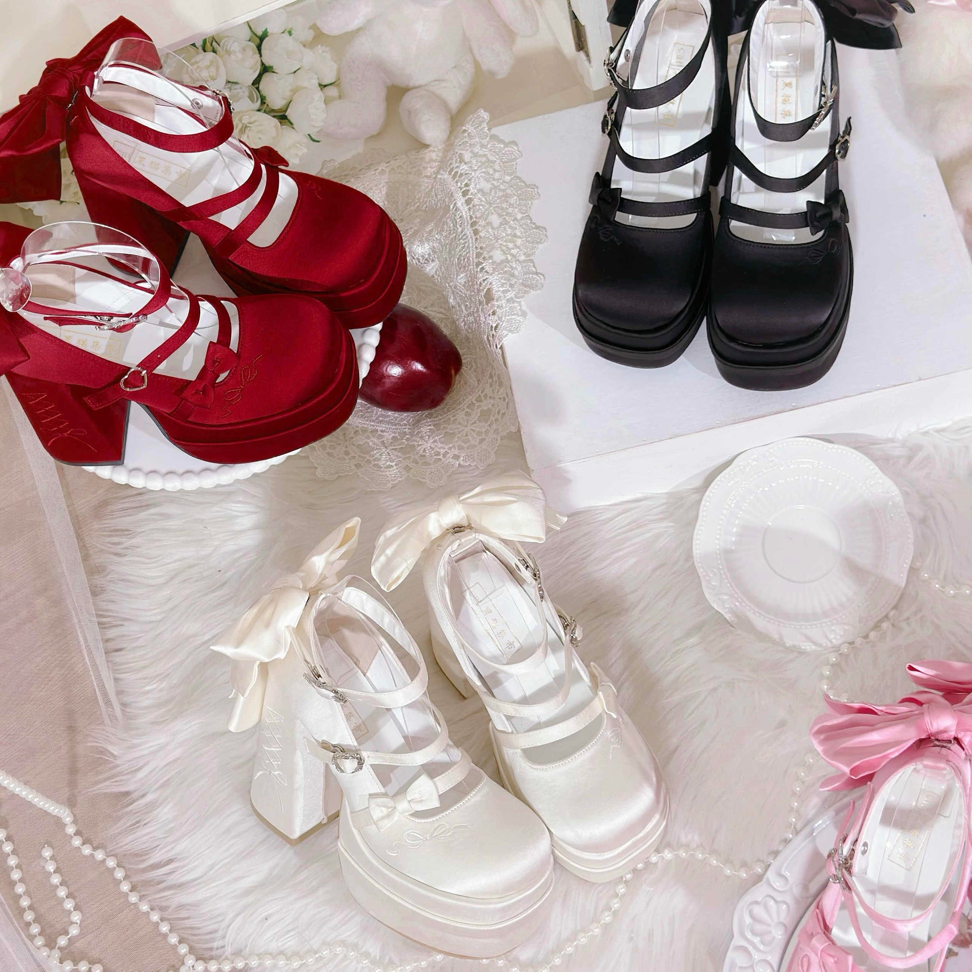 Bow Lolita Platform Shoes