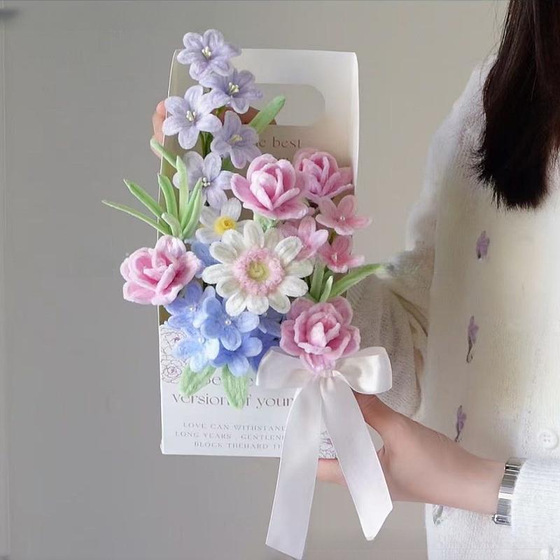 handmade Twisting stick flower box
