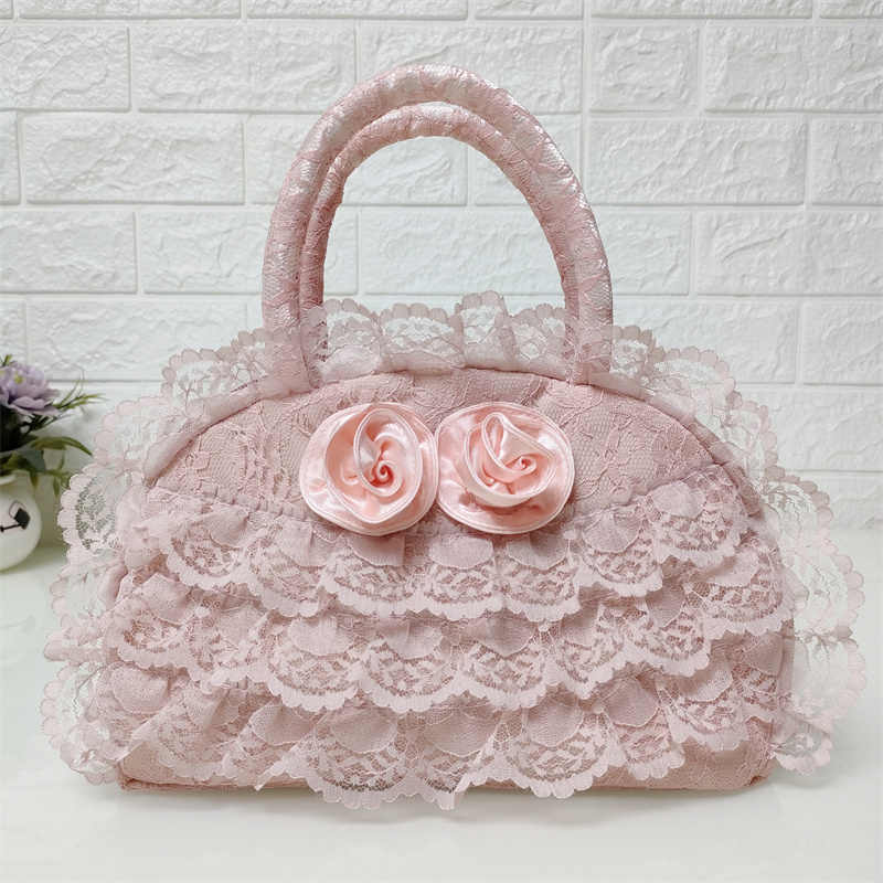 Retro Lace Roses Bag