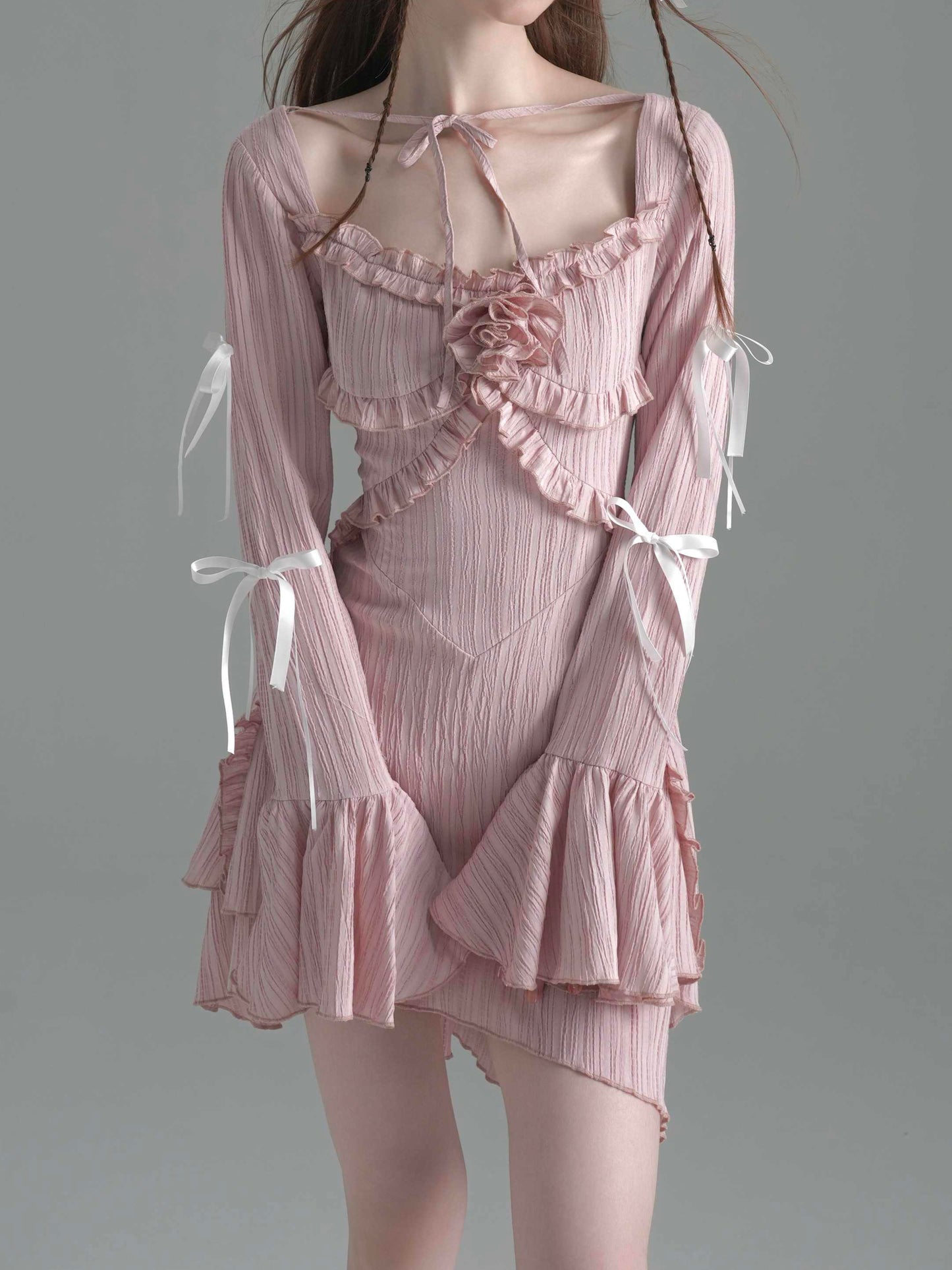 Tea Break Ballet Ruffled Dress
