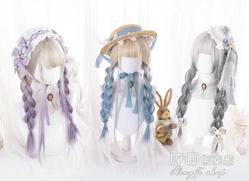 Doll Gradient Natural Long Straight Wig