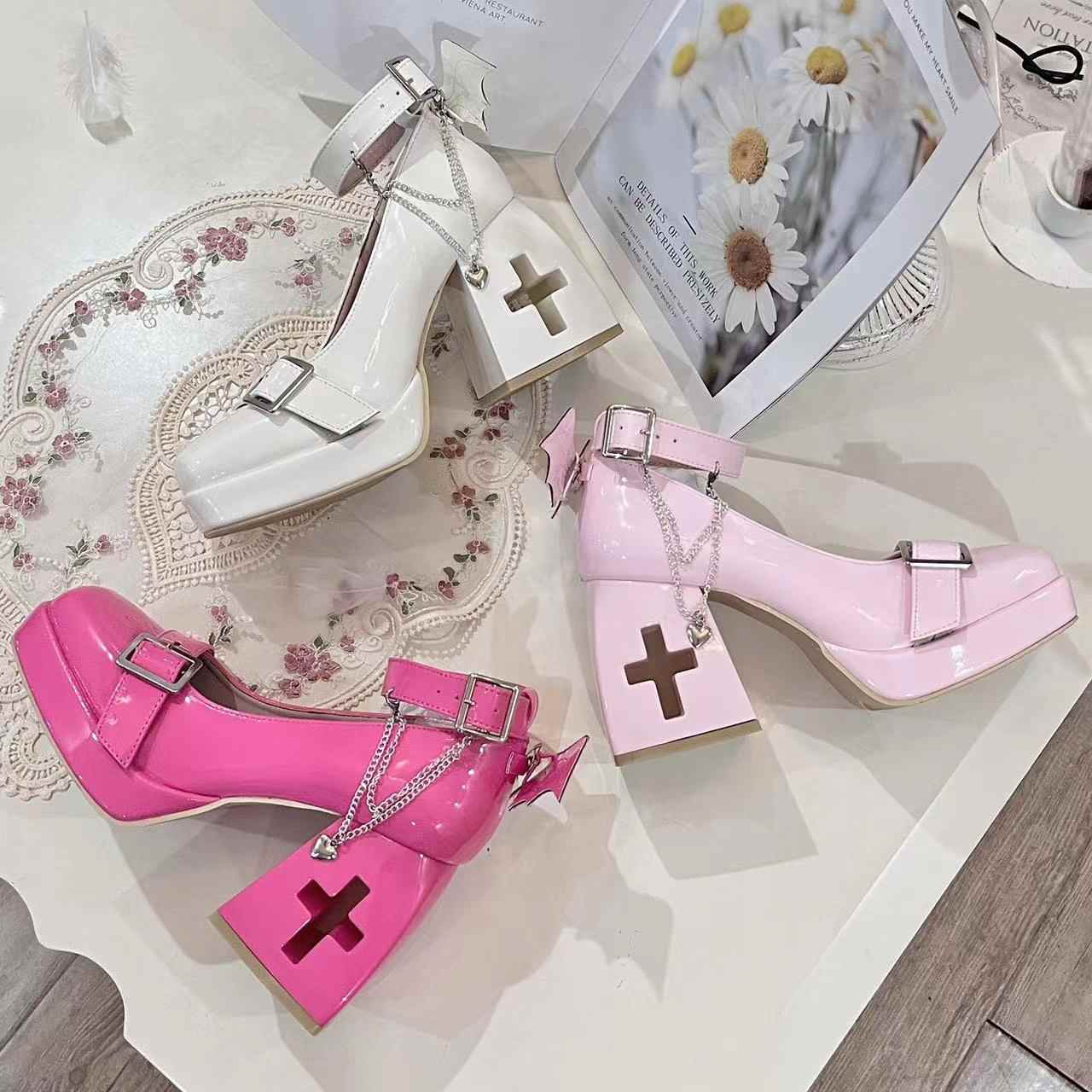 Punk Doomsday Sweetheart High Heels