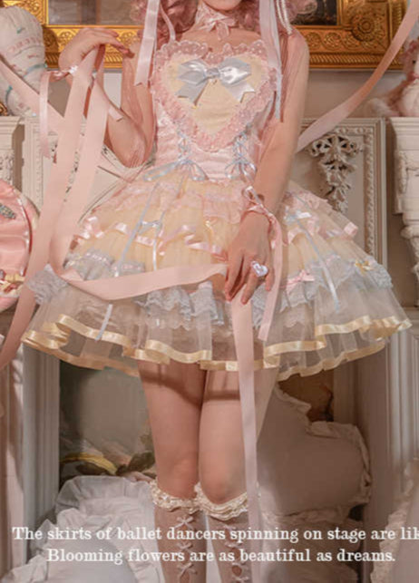 Silk Satin Ballet Lolita Dress