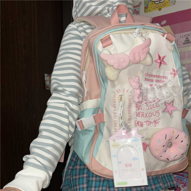 Nikkoyu Pink Star Backpack