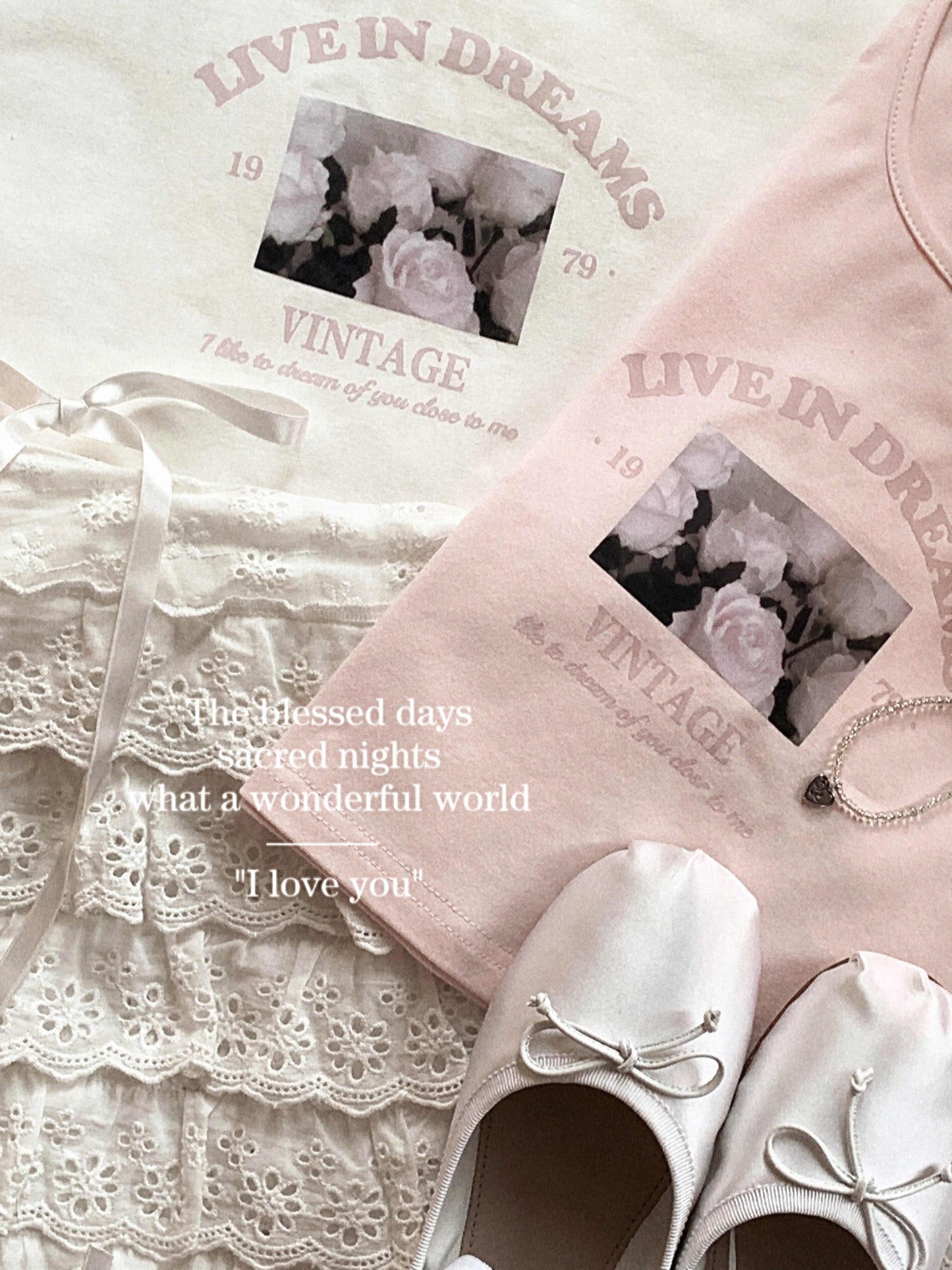 Rose Milk Pink T-shirt