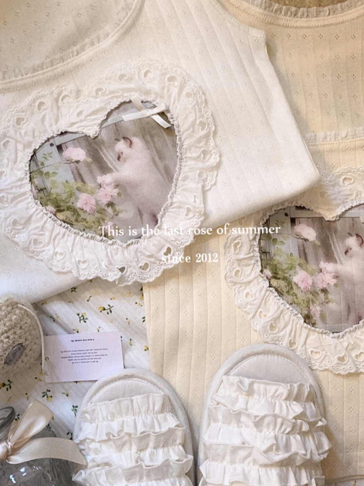Angel Cat Lace Tank Top
