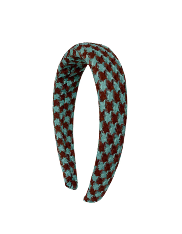 Preppy Retro Houndstooth Headband