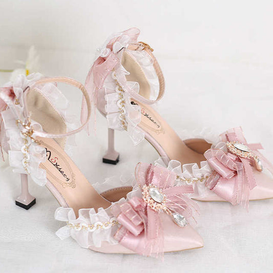 Butterfly Flower High-heeled Sandals