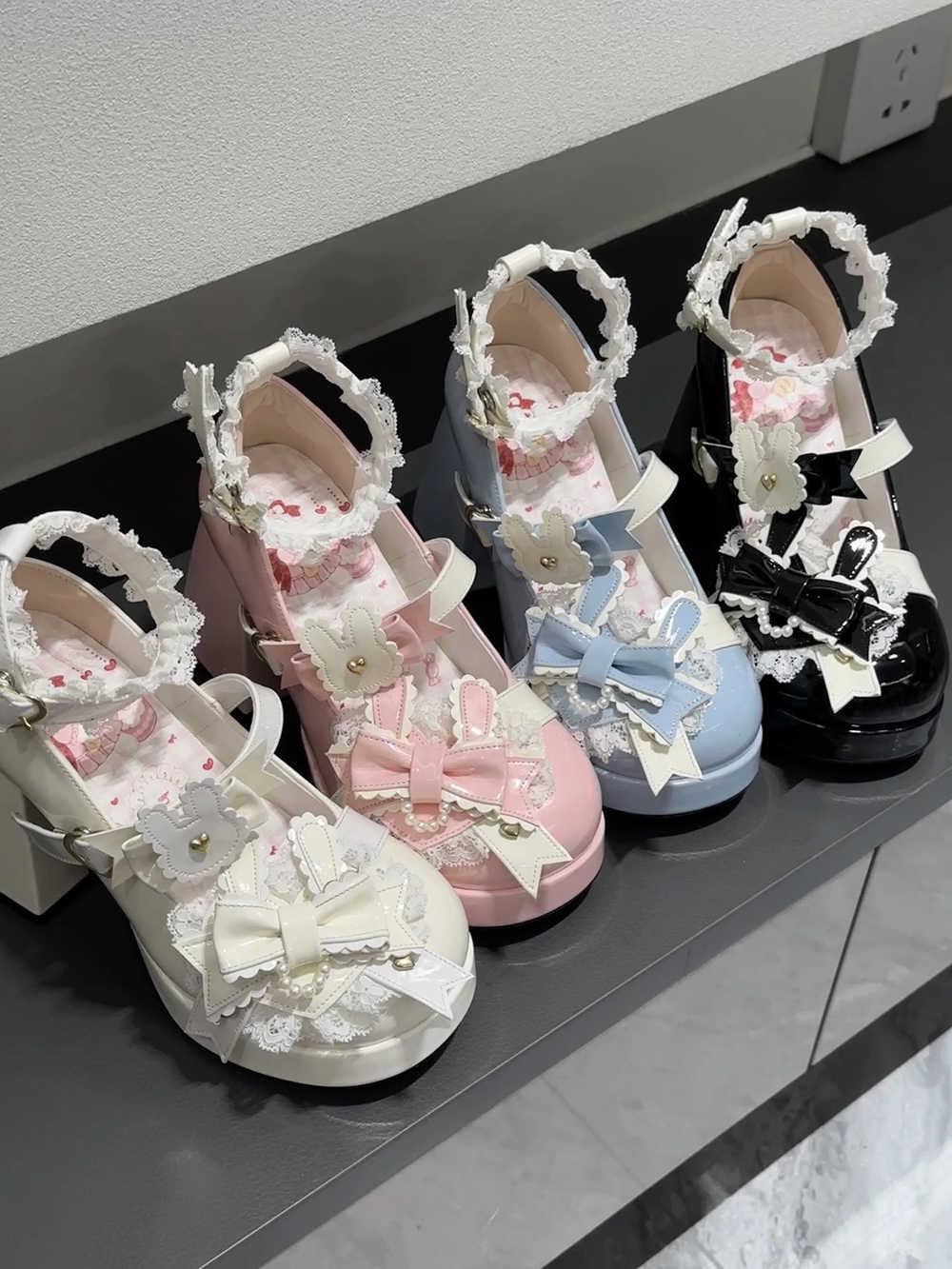 Bunny Cute High-heeled Shoes