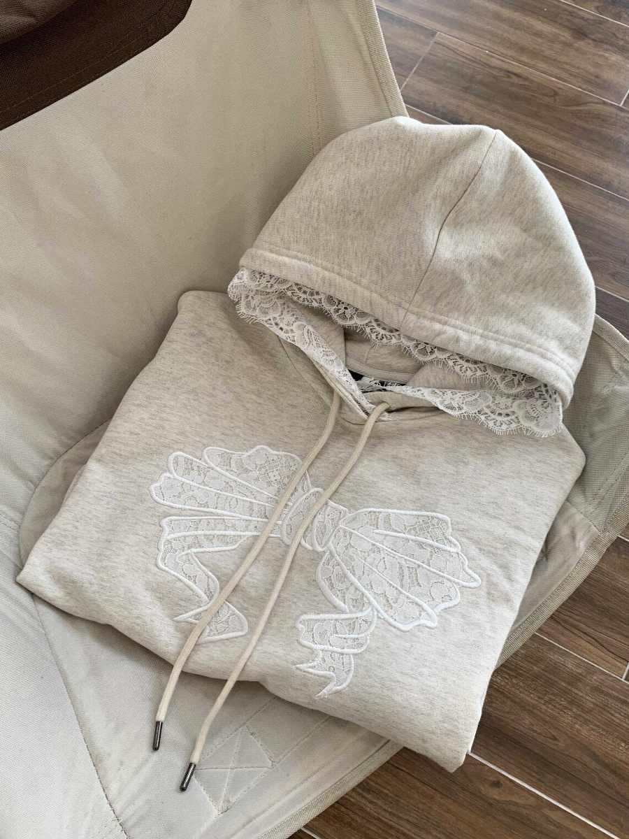 Coquette Lace Bow Sweatshirt