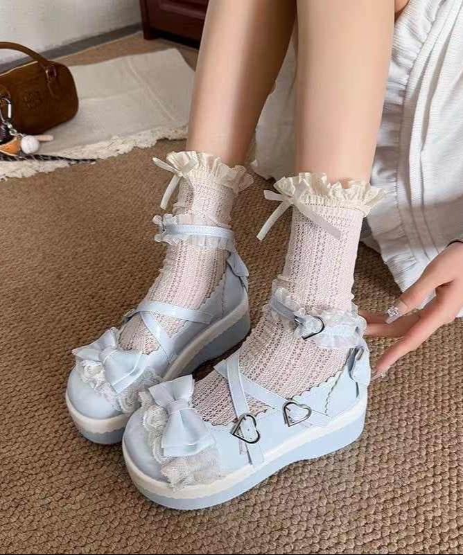 Lolita Thick-soled Leather Shoes
