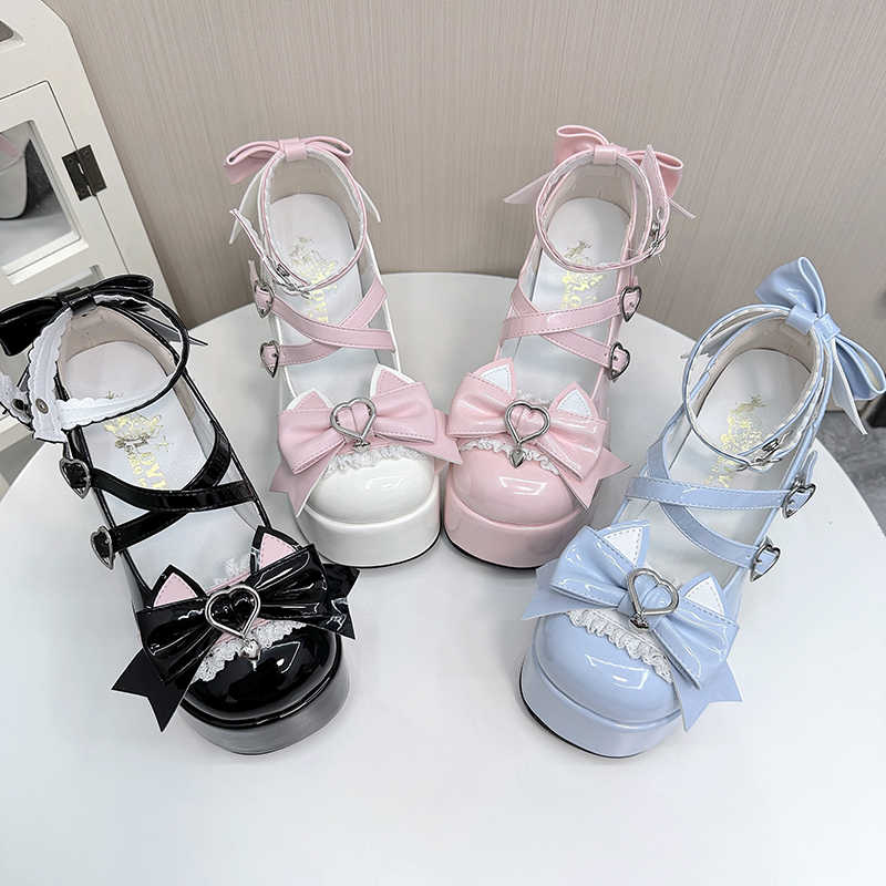 Bows Round Toe Coquette Shoes