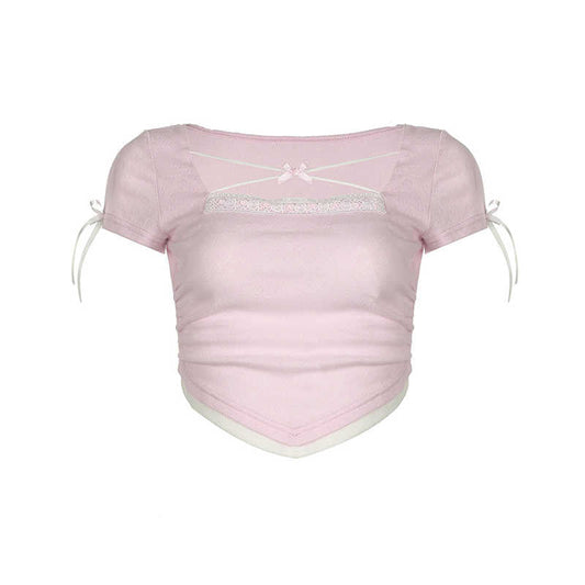 Dollete Bow Chic Crop Top