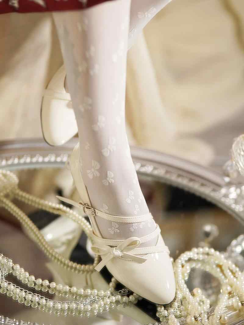 Bow Tie Lolita High Heels