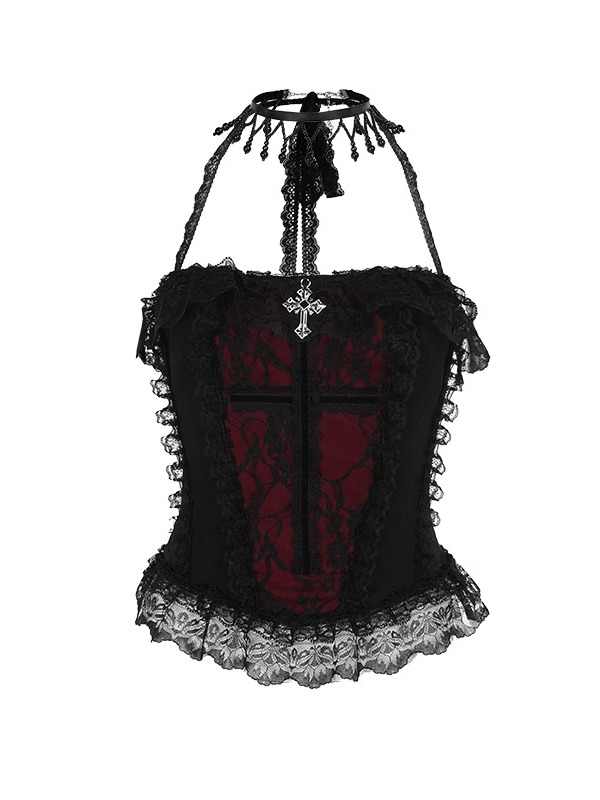 Gothic Lace Tank Top