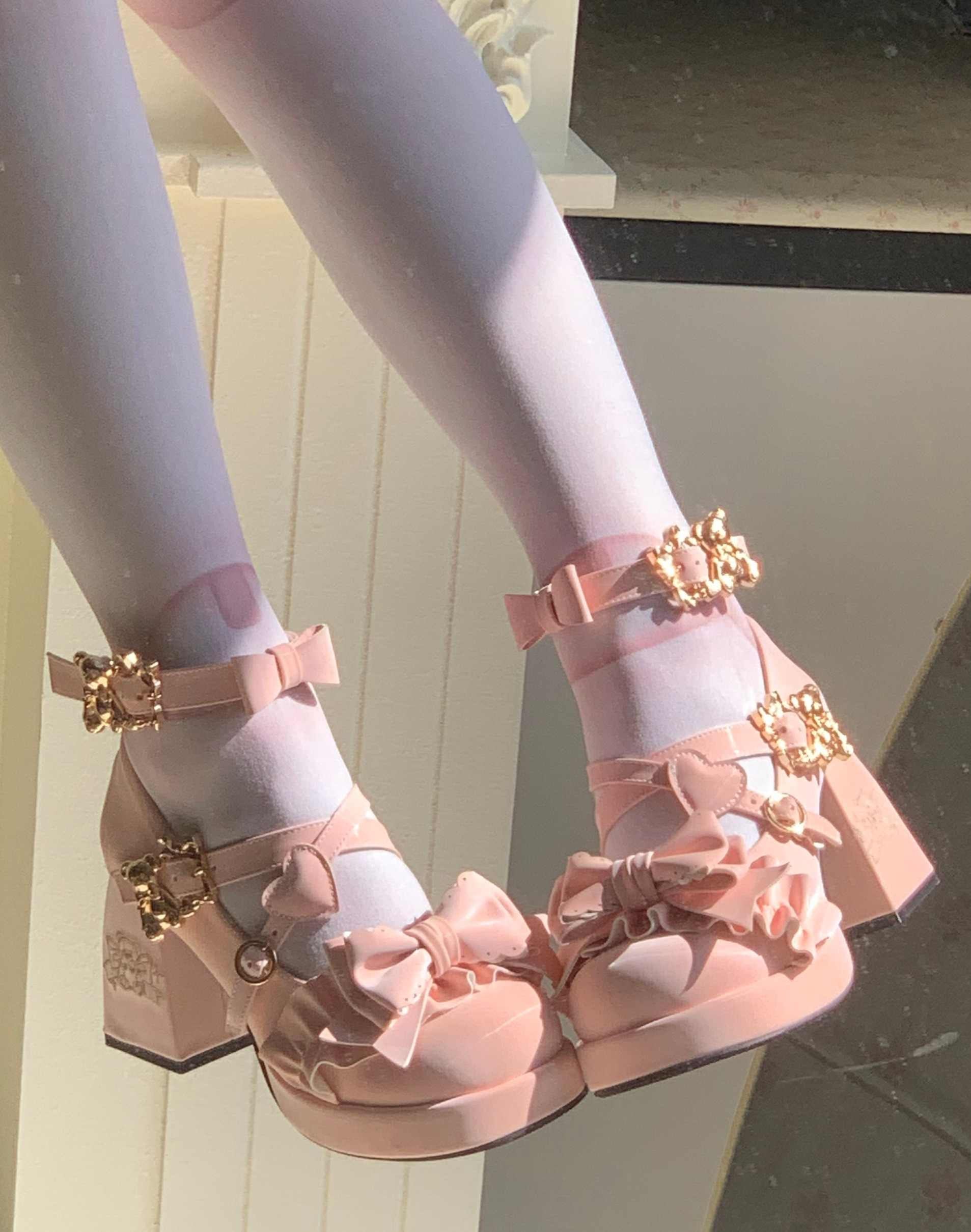 Fairy Doll-like Satin Shoes