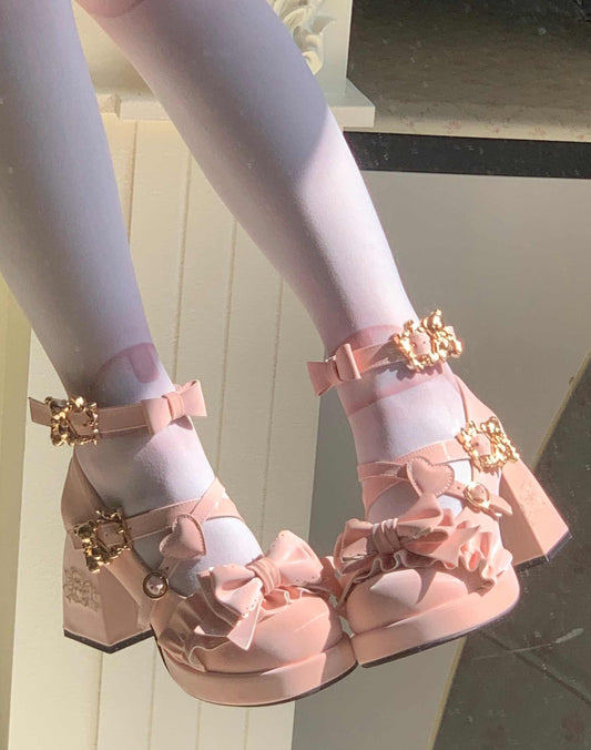 Fairy Doll-like Satin Shoes