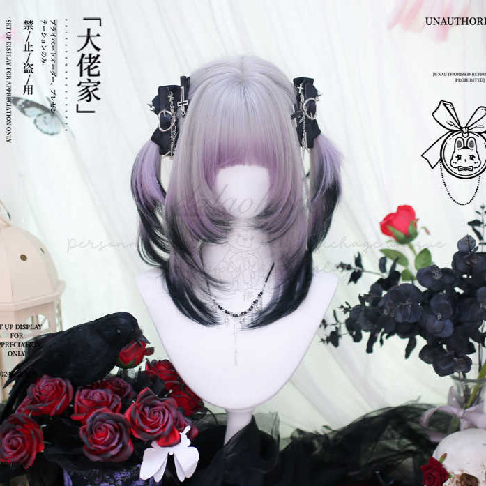 Lolita Purple Short Wig