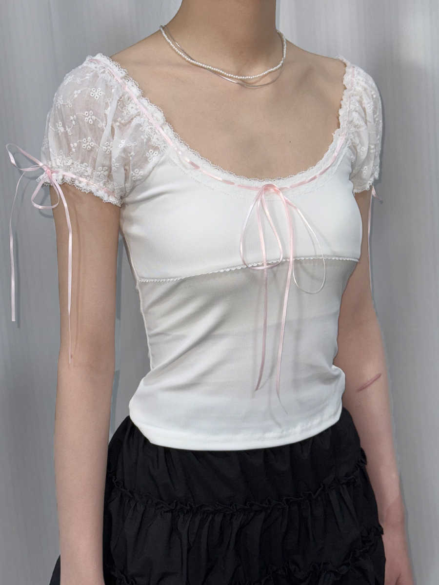 Pink Bow Tie T-shirt