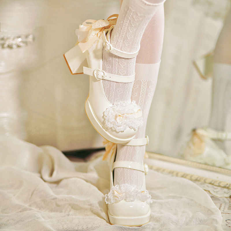 Lace Bow Doll-like Lolita Shoes