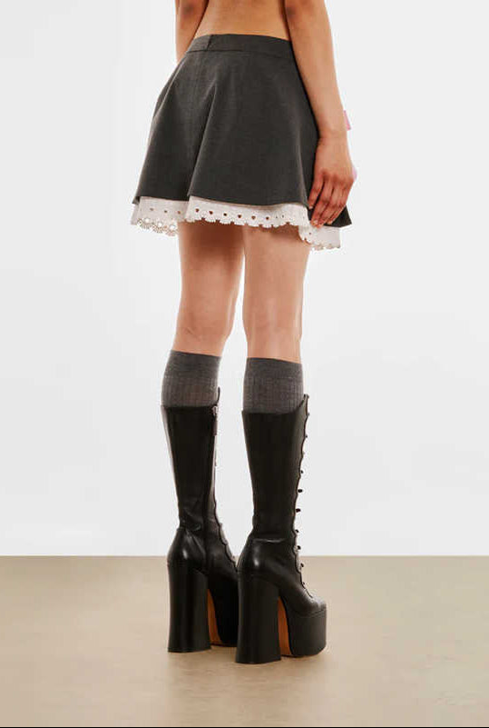 Y2K Bow Coquette Skirt