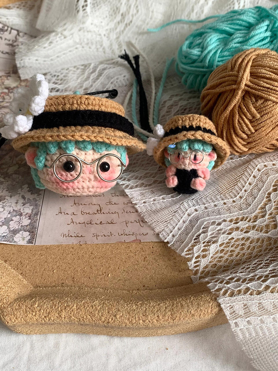 diy Wool hat boy doll