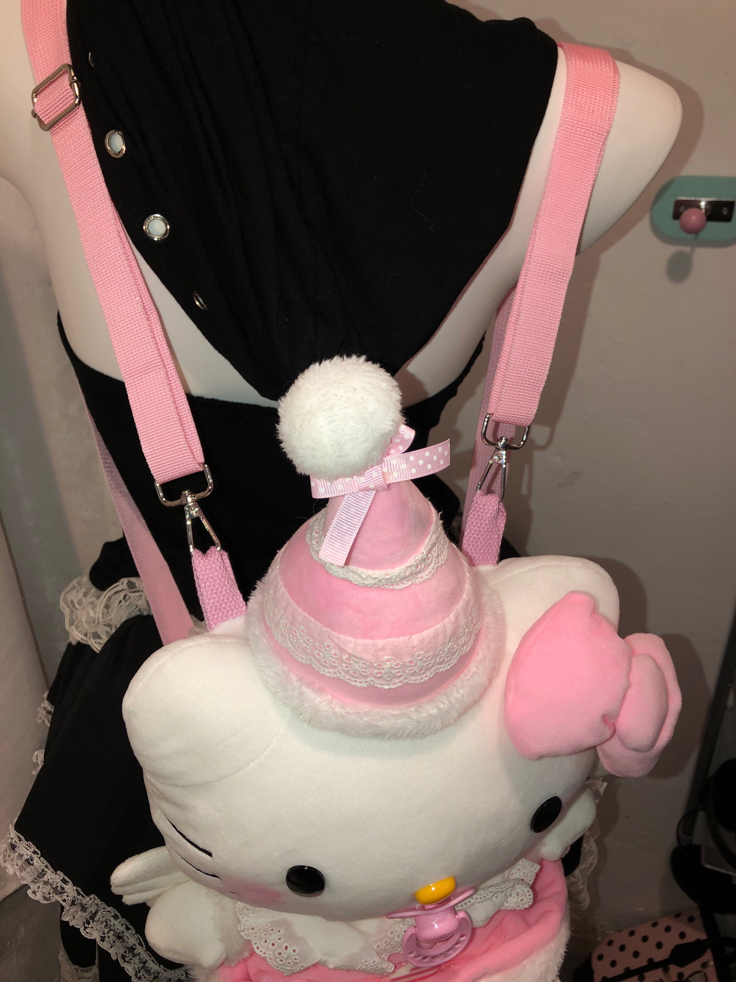Kitty Wings Pink Backpack