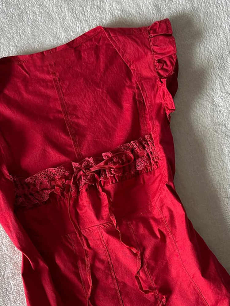 Red Retro Top