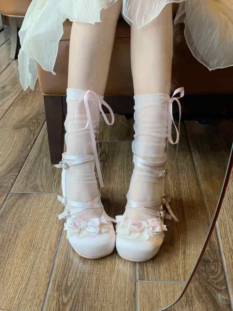 Cute Doll Mid-heeled Shoes