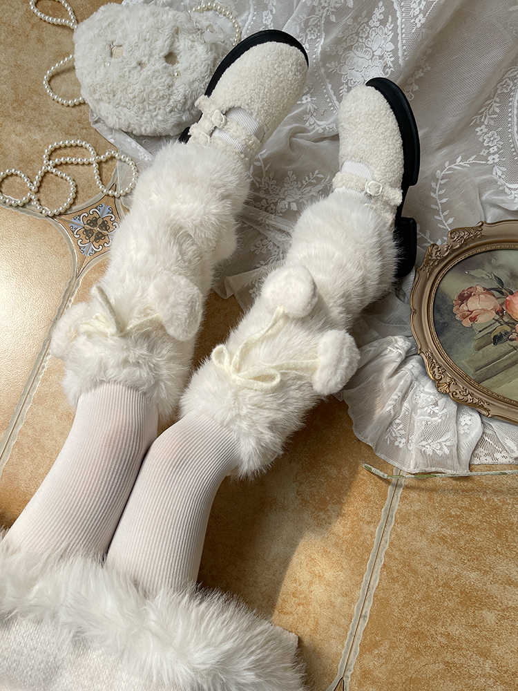 Plush Love Warm Leg Cover Socks