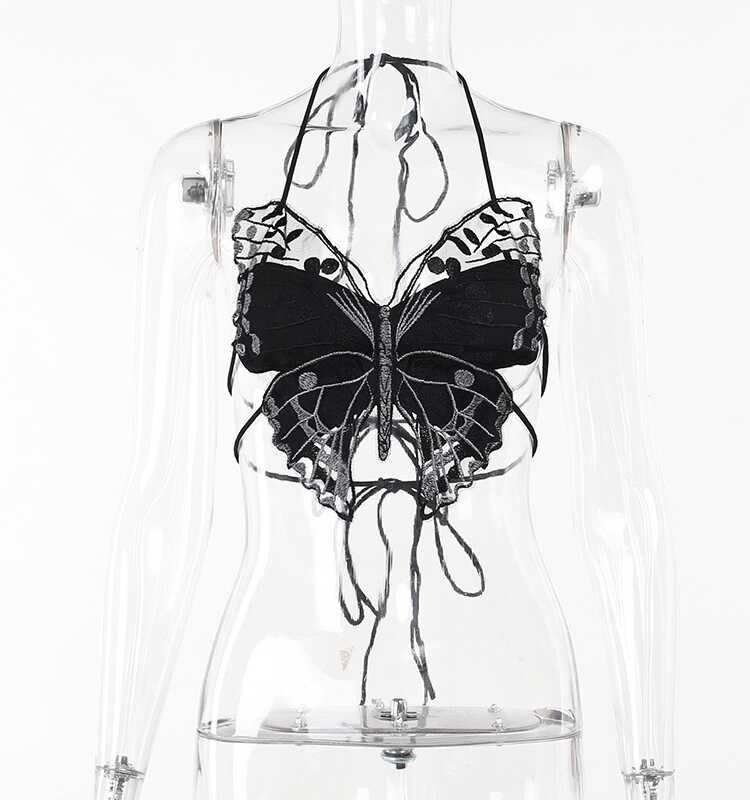 Fairy Embroidered Butterfly Top
