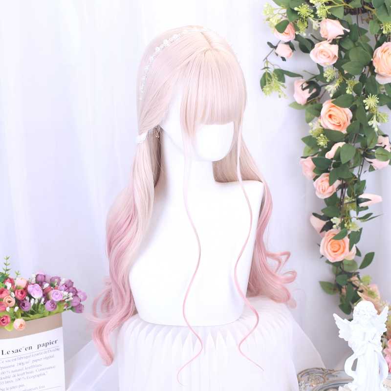 Pink Gradient Lolita Wig