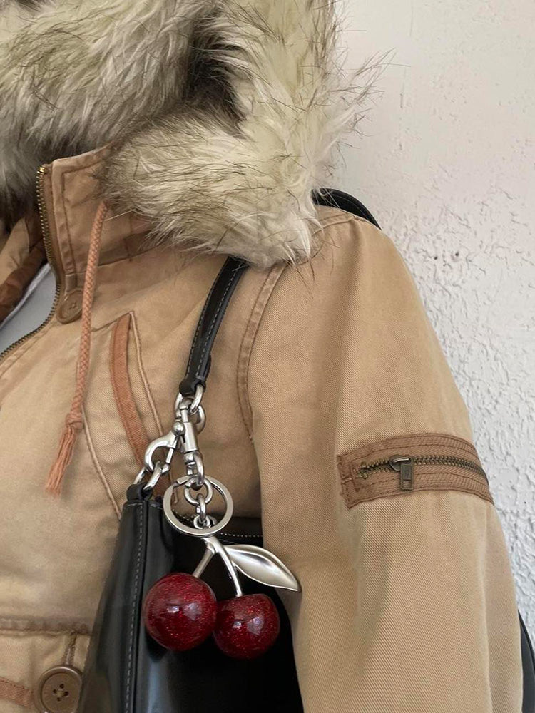 retro brown design jacket