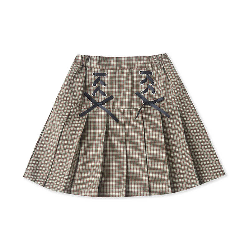Preppy Plaid Pleated Skirt