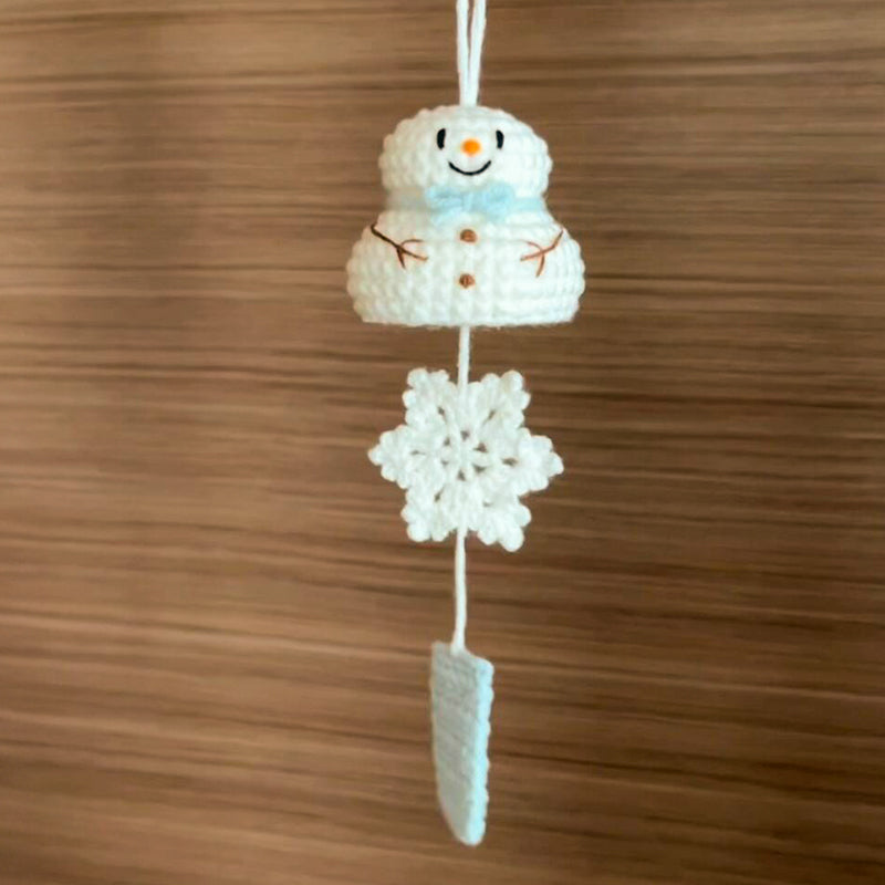 diy wool Snowman material package