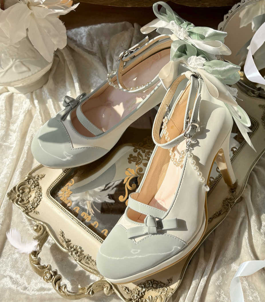 Monet Garden Lolita High Heels