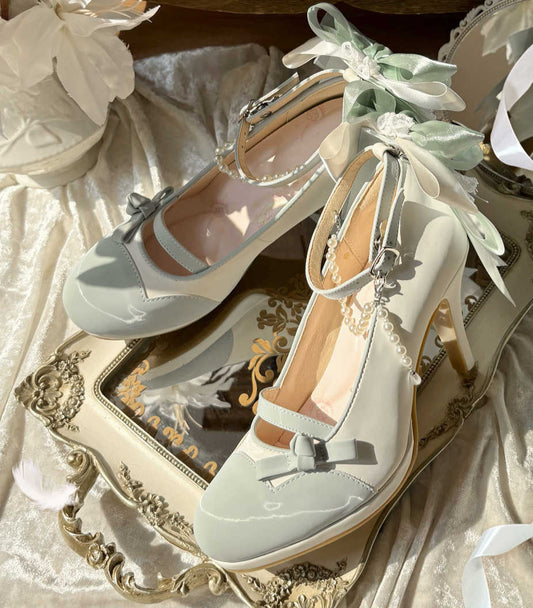 Monet Garden Lolita High Heels