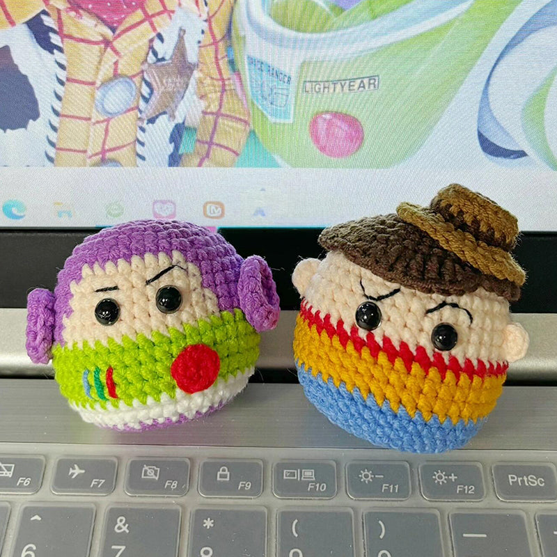 diy wool cute doll material bag