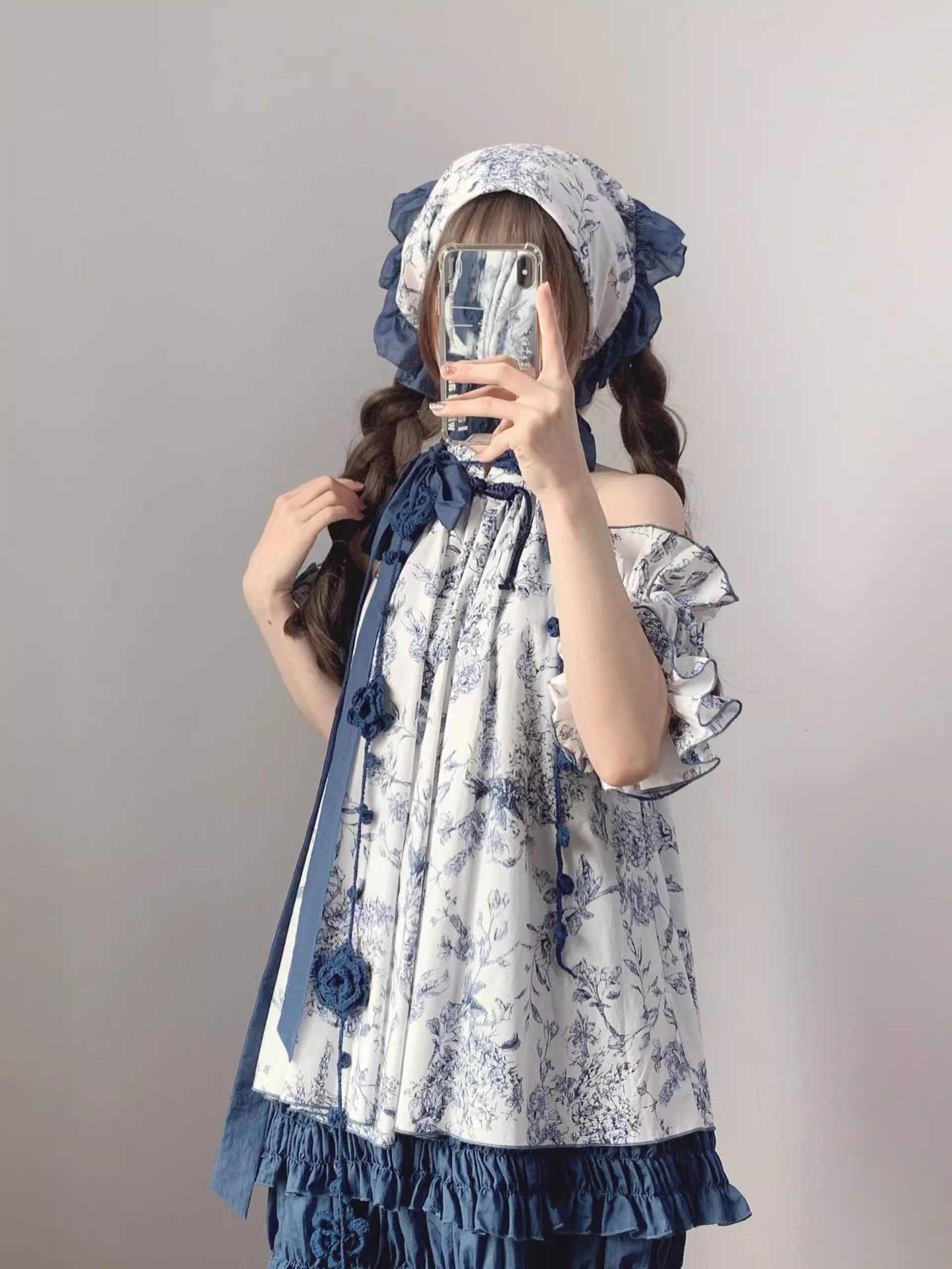 Flying Sleeve Ink Painting Dress